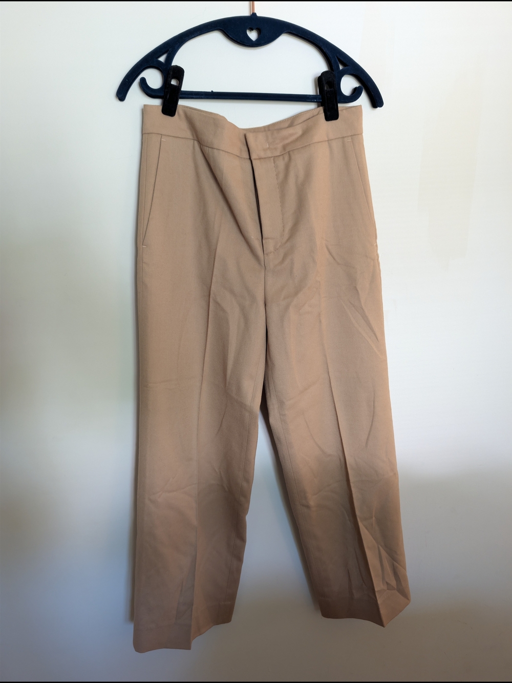 NWT PT01 Pantaloni Torino Camel Virgin Wool Trousers Michelle Fit Sz 40/US 4